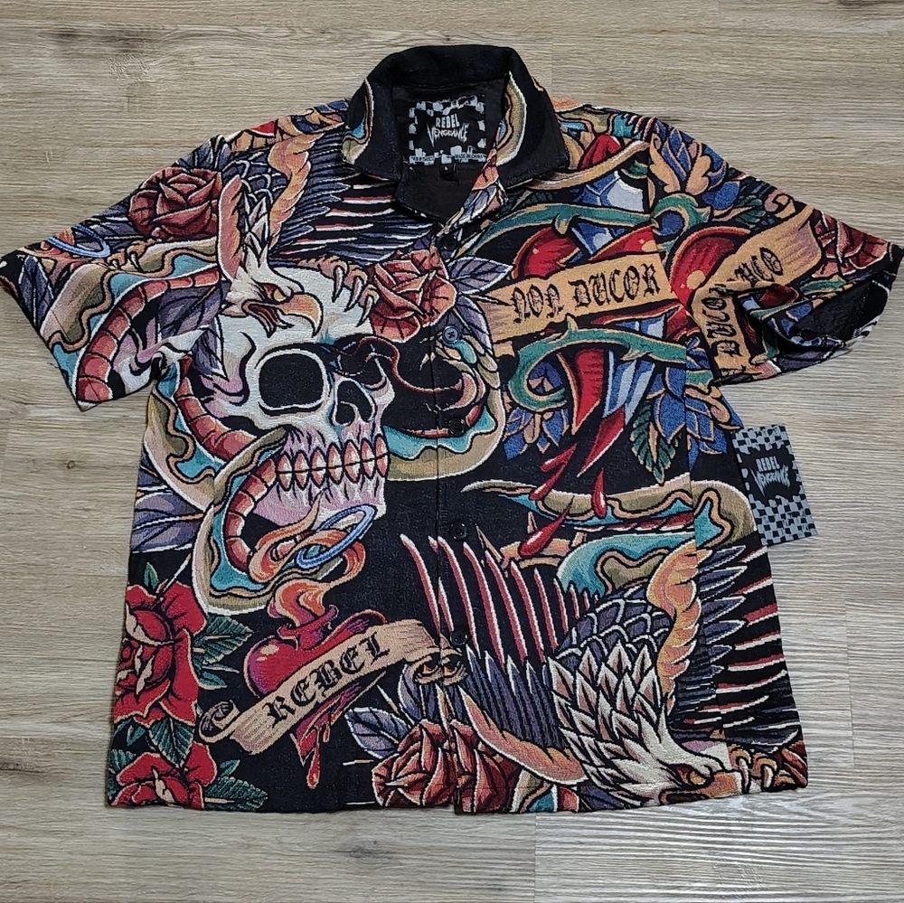 Colorful Tattoo Art Graphic Shirt